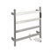 Полотенцесушитель электрический, 475 х 505 х 90 мм, лесенка 4 перекладины, 75 W, из нержавеющей стали, сенсорное управление с таймером до 24 часов, цвет САТИН. - фото 41827