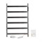 Полотенцесушитель электрический, 480 х 730 х 90 мм, лесенка 6 перекладин, 75 W, из нержавеющей стали, сенсорное управление с таймером до 24 часов, цвет САТИН. - фото 41865