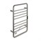 Полотенцесушитель электрический, с сенсорным управлением, с таймером до 24 часов, температура нагрева 35 - 70° С, лесенка с заоваленными углами, 10 перекладин, 530 х 840 х 95 мм, из нержавеющей стали, цвет САТИН. - фото 41877