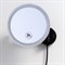 K-1004BLACK Зеркало с LED-подсветкой, 3-х кратным увеличением - фото 44938