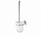 Аксесс Aller K-1127C Щетка для унитаза (блистер), КЕРАМИКА, с подств, навесная, хром - фото 48078