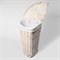 Vils WB-560-L Плетеная корзина для белья с крышкой - фото 48239