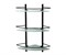 K-3133BLACK Полка стеклянная тройная - фото 48842